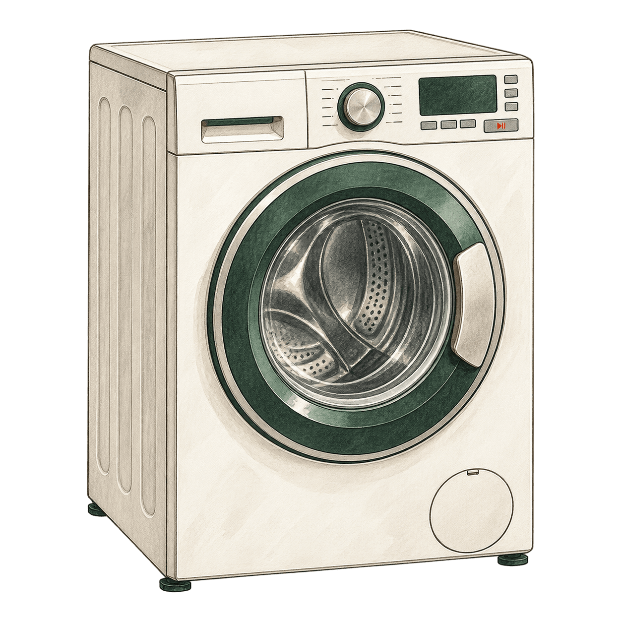 Generic washing machine illustration — product photo not yet available